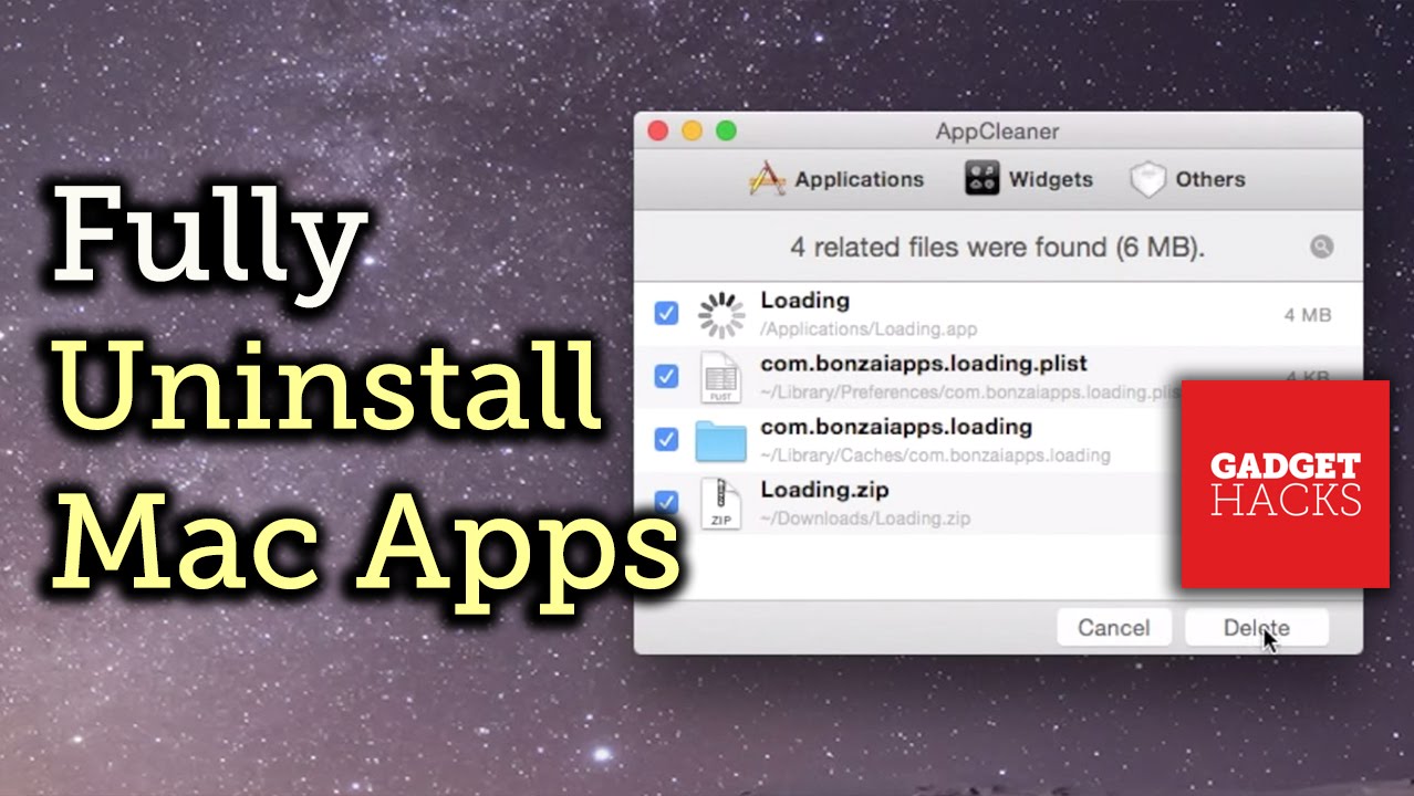 Remove Excess Files From Uninstalled Apps Mac